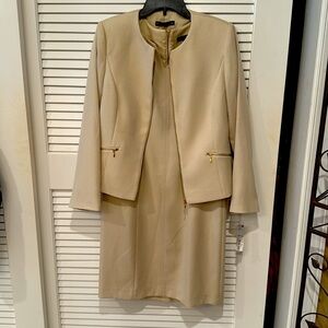 Preston & York Cream Blazer and Dress Set